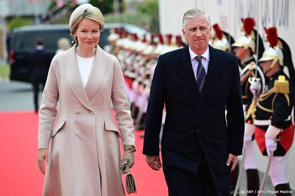 Filip and Mathilde in London for Belgians killed in wars