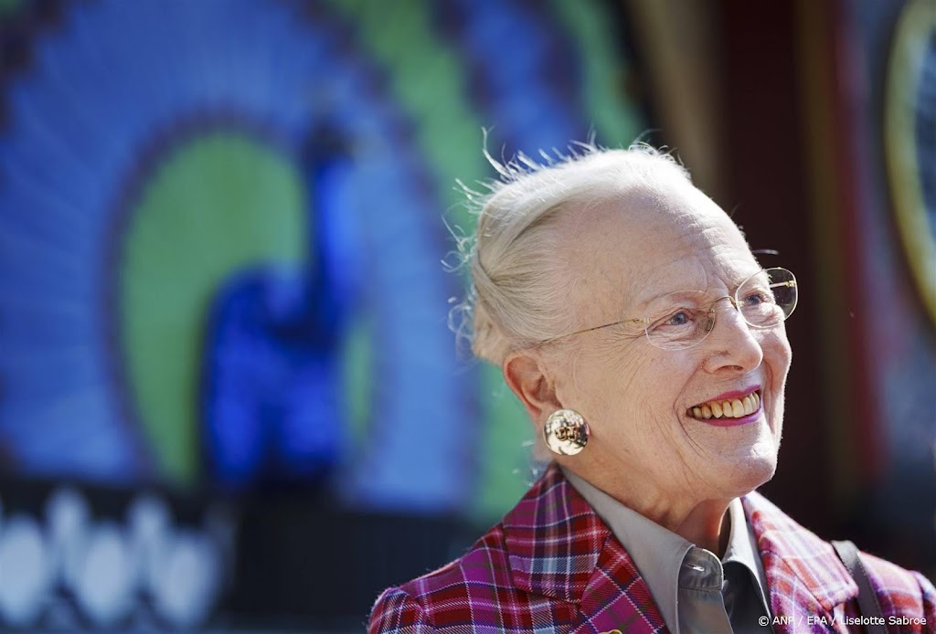 Queen Margrethe Welcomed by Ring Riders and Cyclists at Gravestein Fort Parade